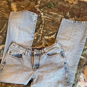 Classic Light Blue Straight Leg Jeans